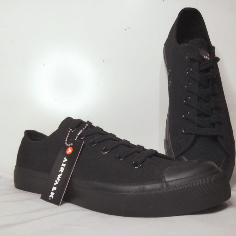 sepatu airwalk full Black new basic canvas