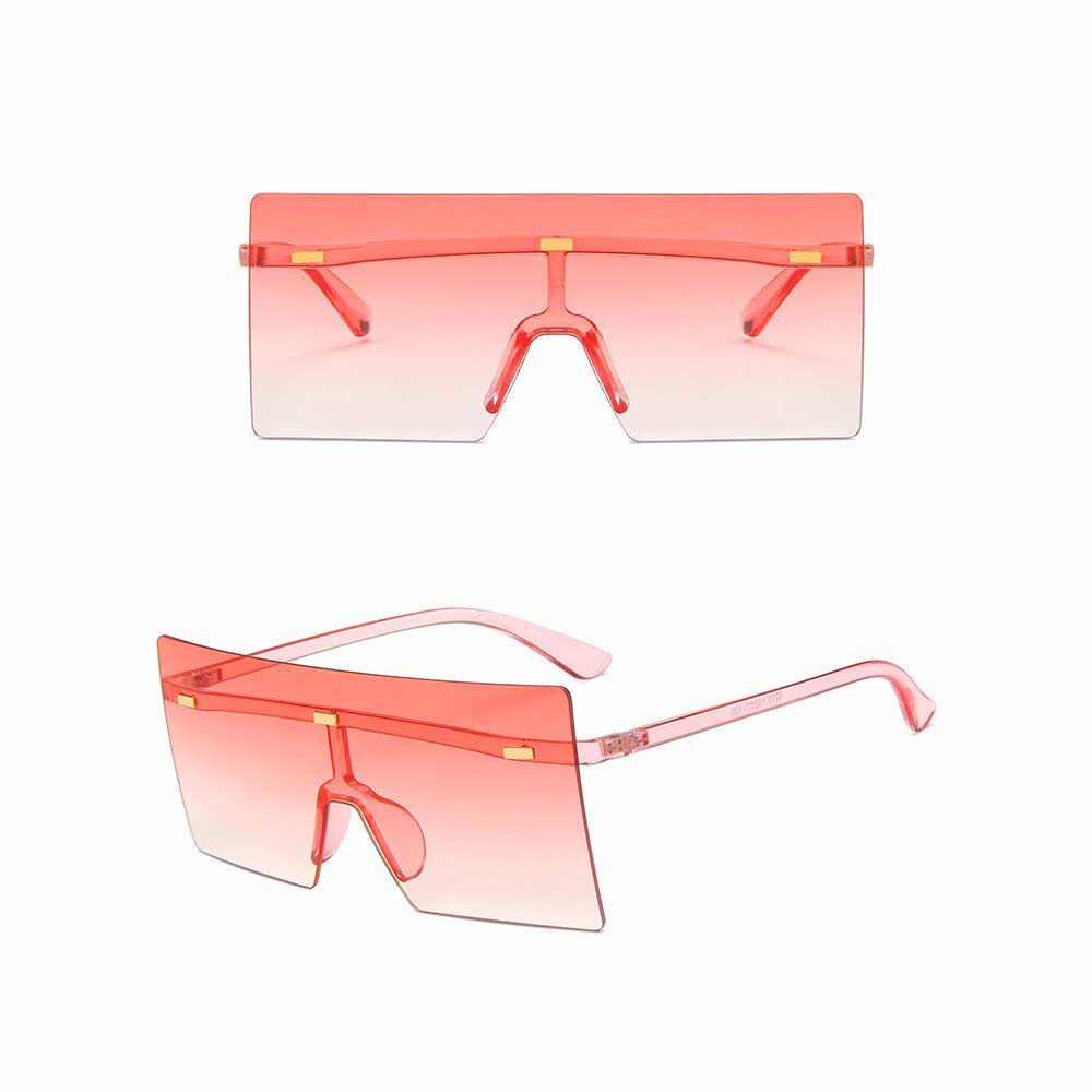 Kacamata UV400 [ Pink ] Anti Radiasi - Sunglasses Wanita dan Pria Korea - HM8161