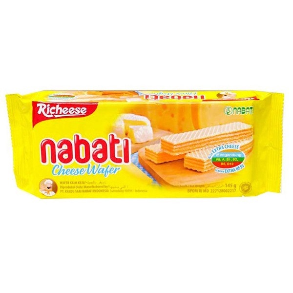 

NEW Richeese Nabati Wafer Keju 122 gr