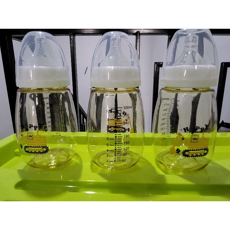 PPSU Baby Bottle 330ml / Botol Susu PPSU Wide Neck cocok untuk Philips Avent Pompa Asi Spectra dll ukuran besar 9m+ 12m+ Botol Asi bisa untuk Pompa Asi MomUung PPSU Bebetons / Botol Pompa Asi Mom Uung