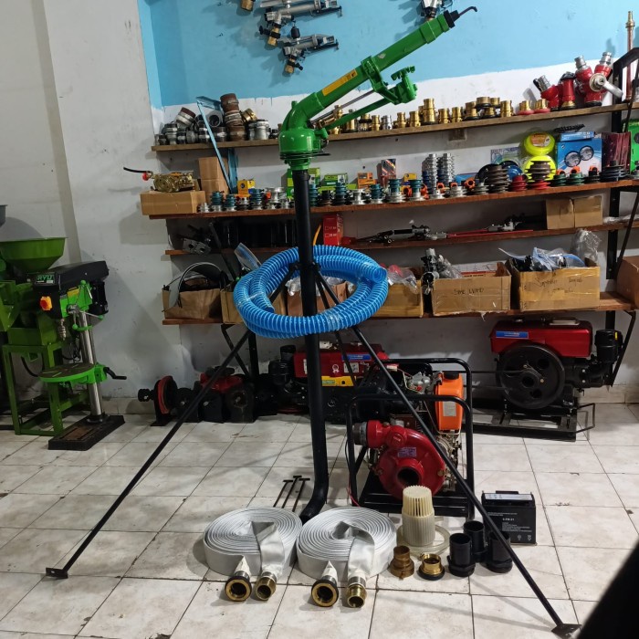 Sprinkler Paket Sprinkler Big Gun Sime Klicker Luas Siram 100 Meter Keliling