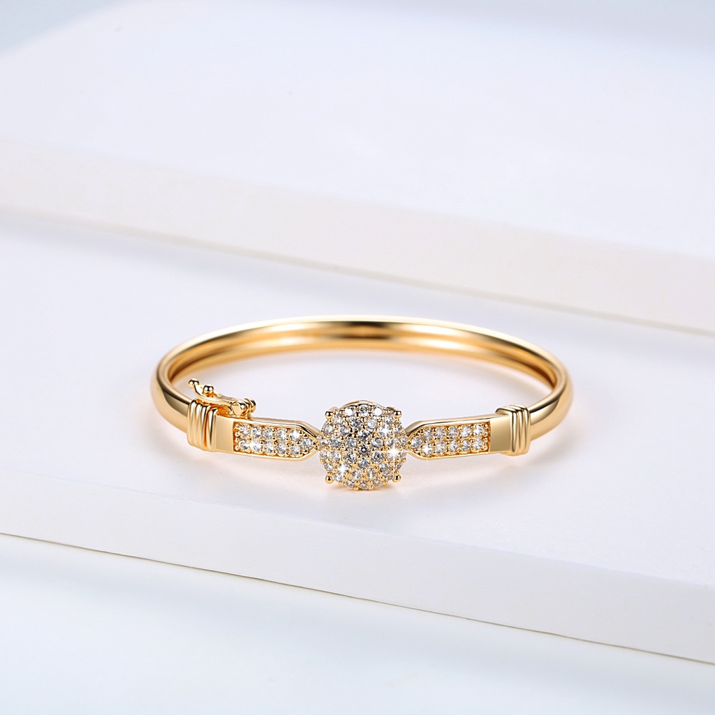 Y486【COD】Gelang Tangan Lapis Emas 18k Anti Karat Bracelet Gelang Titanium Wanita Fashion Anti Luntur Aksesoris Wanita
