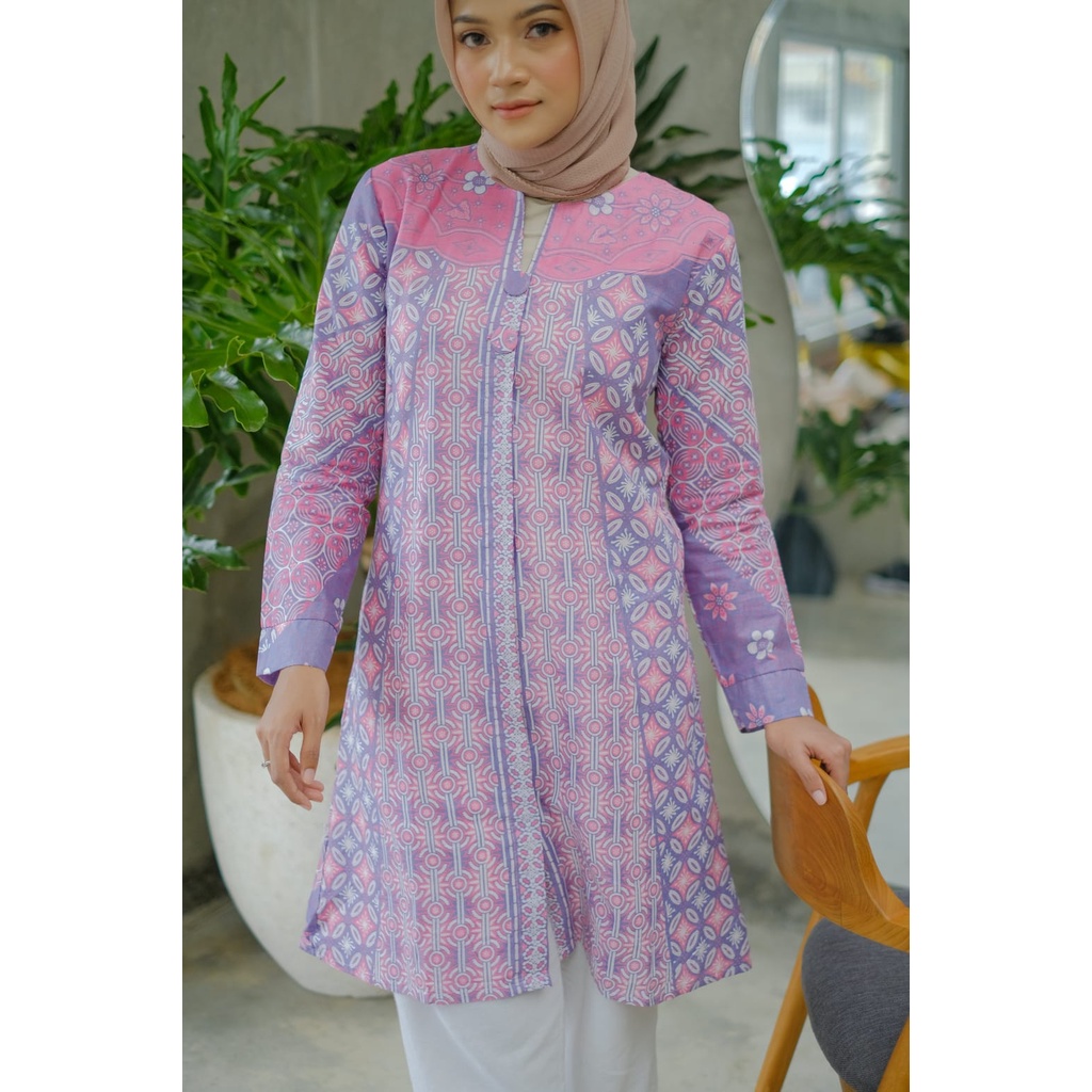 Baju Batik Wanita Terbaru Kekinian Murah Jumbo