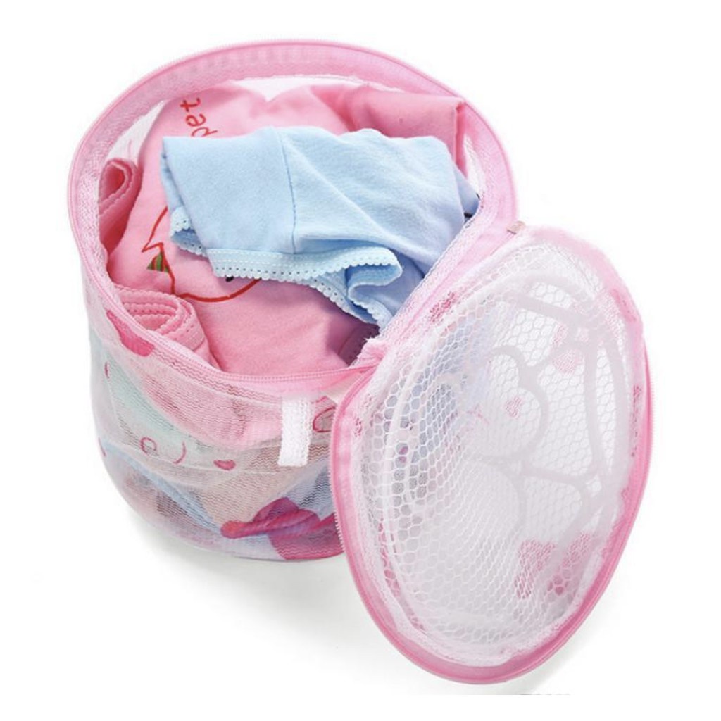 ZASKIYA - Dua Warna Bra Laundry Bag Mini Laundry Bag Bra Celana Dalam Pakaian Keranjang Tas Laundry