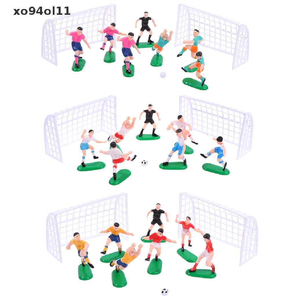 Xo Football Game Mainan Anak Hajatan Gawang Gate Pastry Art Ulang Tahun Cupcake Topper OL