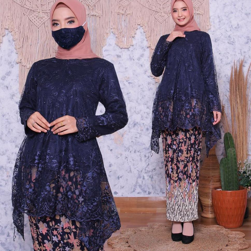✮ Set Kebaya Floy Busui Tulle KebayaPesta ✫