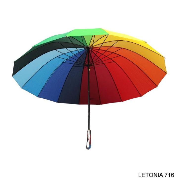 ❀ PAYUNG PELANGI RAINBOW JUMBO GOLF BESAR PAYUNG HUJAN BESAR PAYUNG GOLF ➷