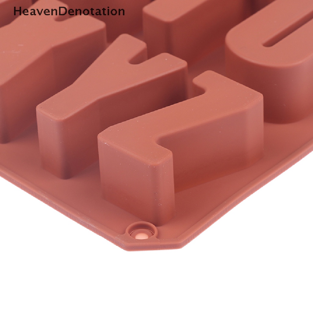 [HeavenDenotation] Silicone world 26huruf Cetakan Coklat Silikon Alat Cetakan Kue Anti Lengket HDV