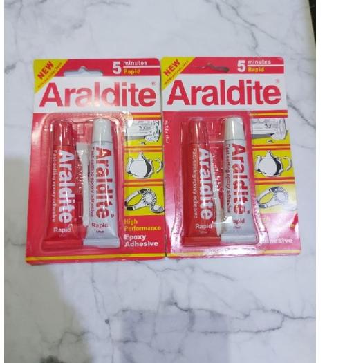 

PROMO✔️-Lem Araldite / Lem Kaca Araldite / Lem Kaca Jam Tangan/Araldite 17ml
