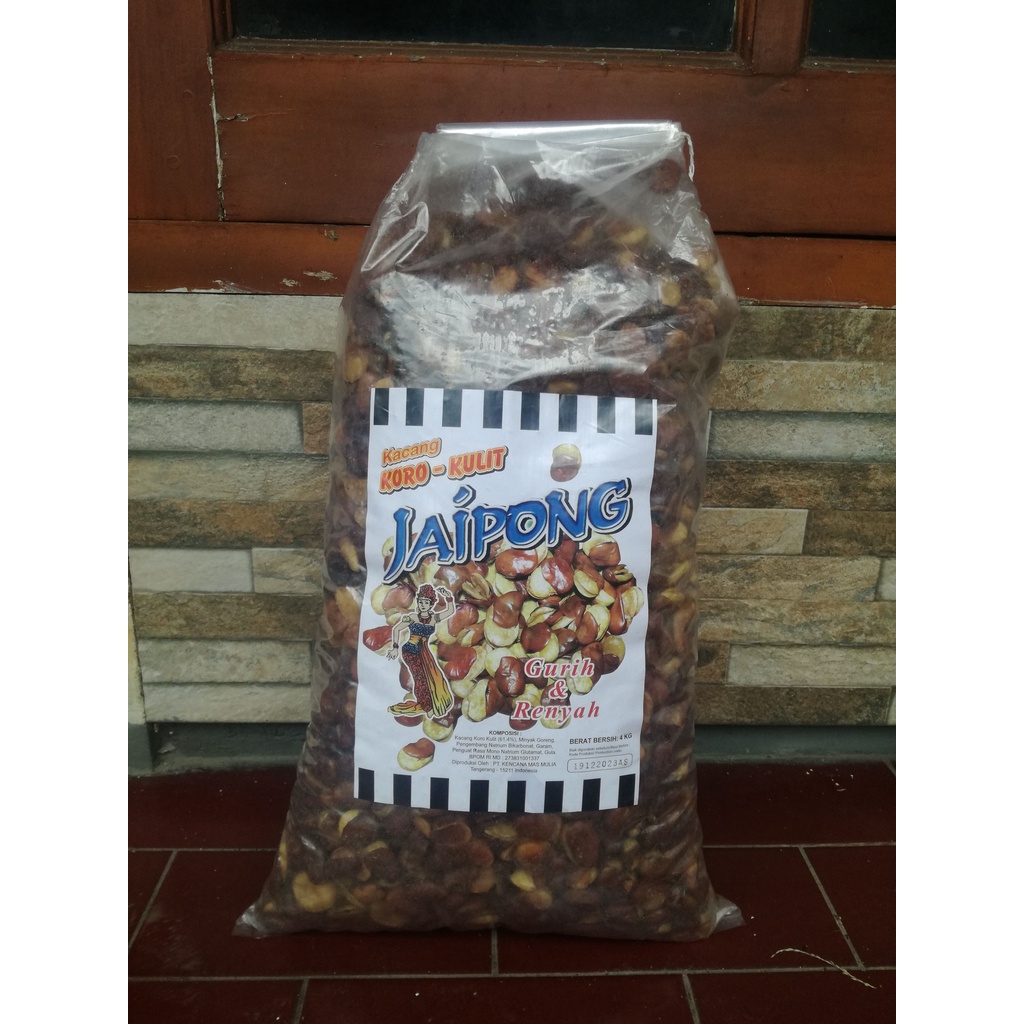 

[4 Kg] Kacang Koro Kulit Jaipong Gurih Camilan Jajan Snack 1 Bal Enak Murah