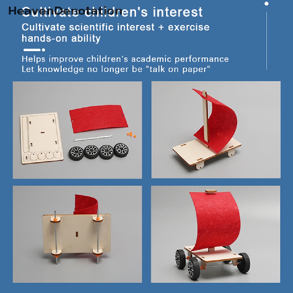 [HeavenDenotation] 1set Anak-Anak Kreatif Perakitan manual technoy Kecil DIY Gaya Layar Mobil HDV