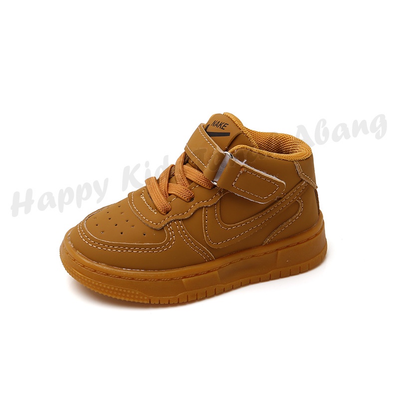 SEPATU SNEAKERS ANAK LAKI LAKI WARNA COKLAT KEREN / SEPATU BOOT ANAK COWOK KEREN KEKINIAN / SEPATU ANAK LAKI-LAKI TERMURAH