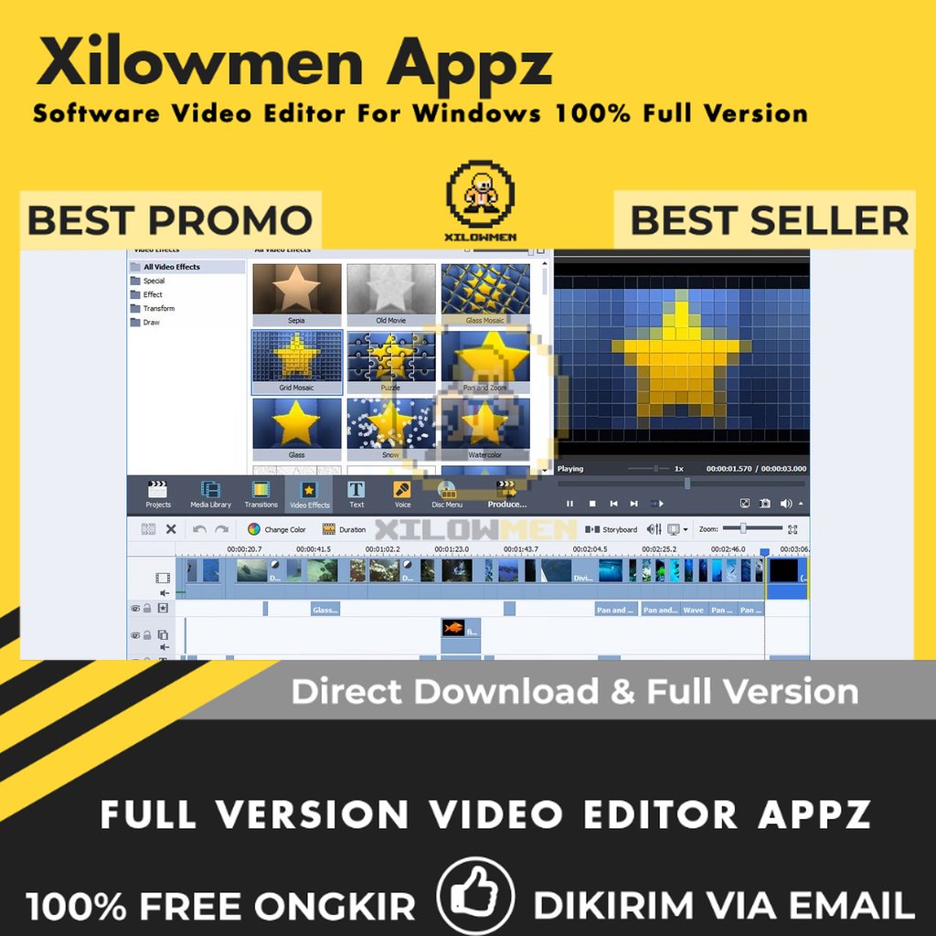 [Full Version] AVS Video Editor Pro Video Editor Lifetime WIN OS