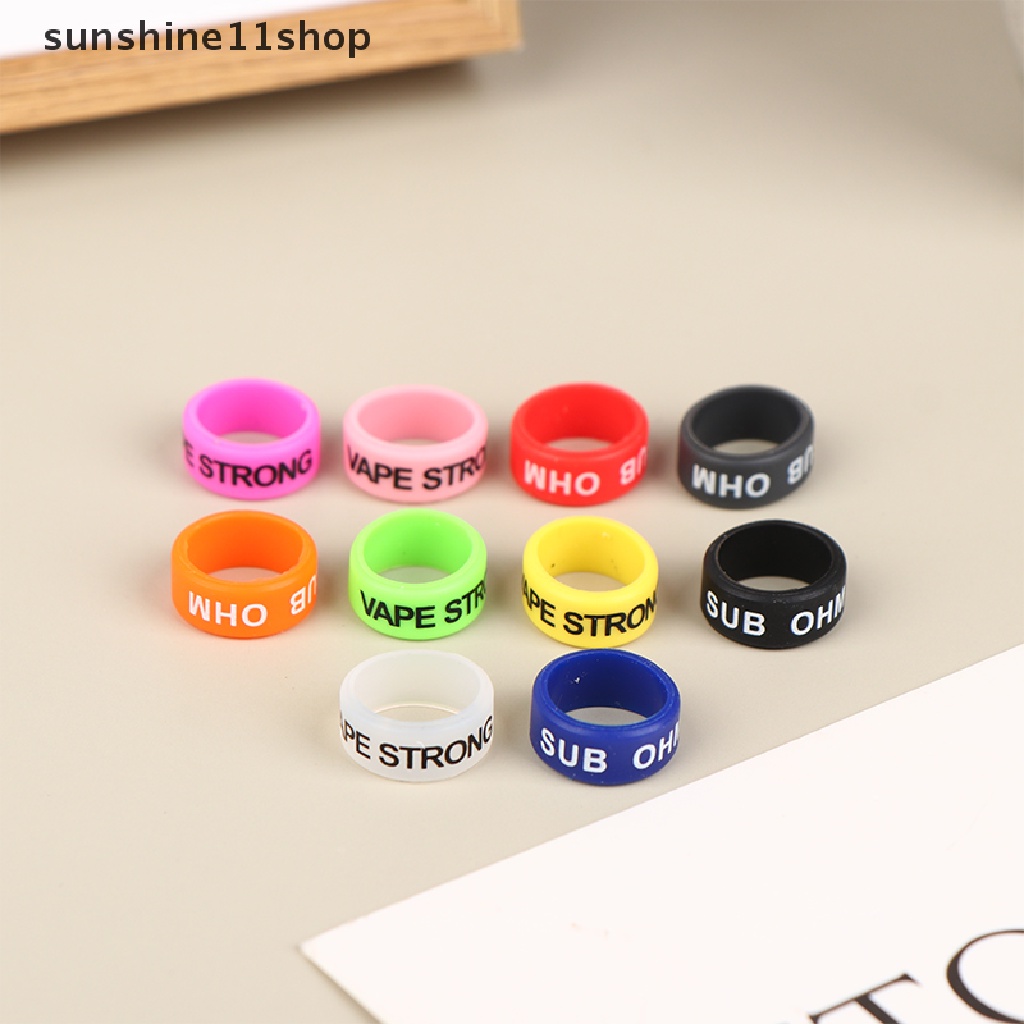 Sho 10pcs 13mm/20mm New ring Cincin Silikon Untuk mods Mekanik rda rba N