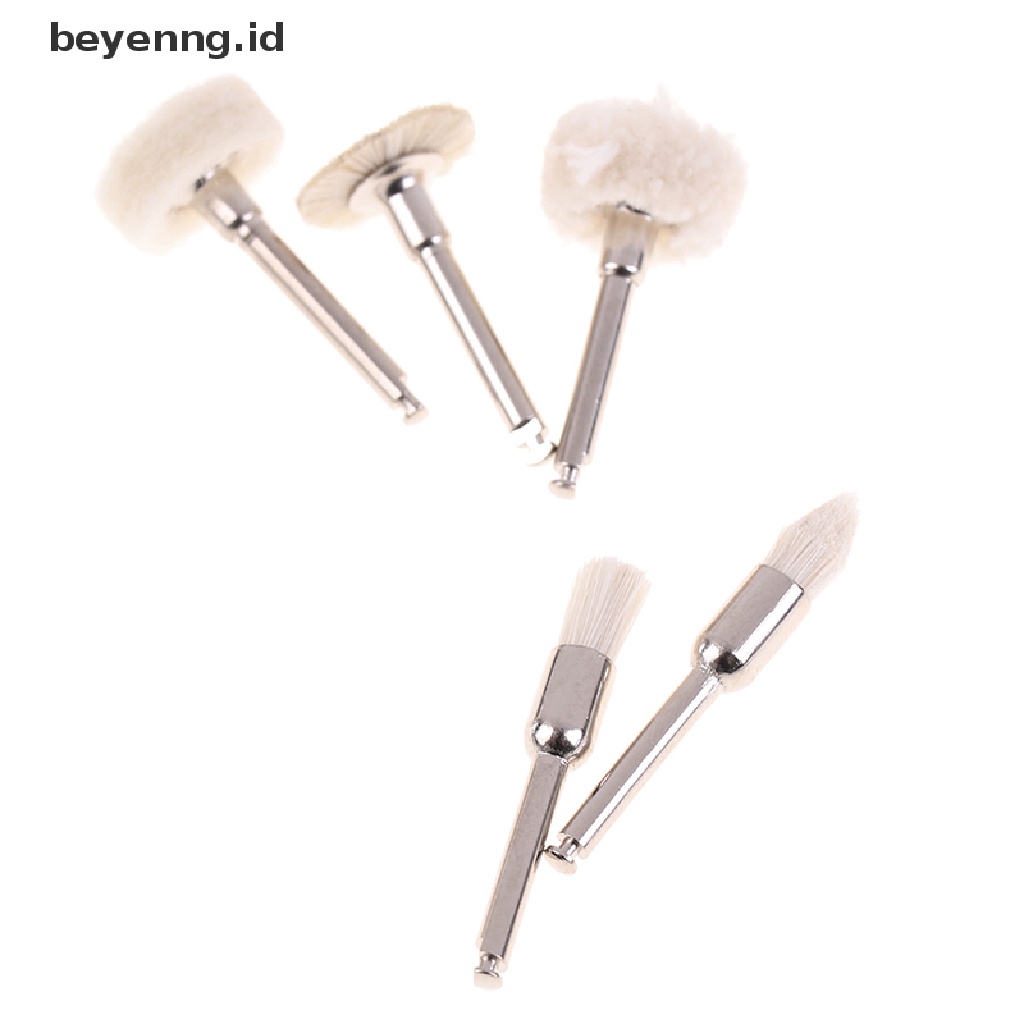 Beyen Roda Poles Wool Cotton Polishing Brushes Polishers Untuk Rotary Tools ID