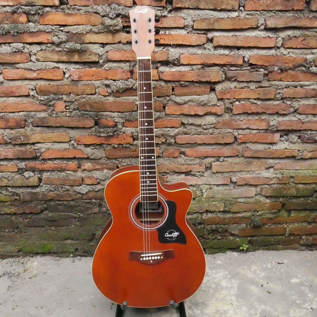 Gitar Akustik COWBOY Custom GRATIS PACKING KAYU