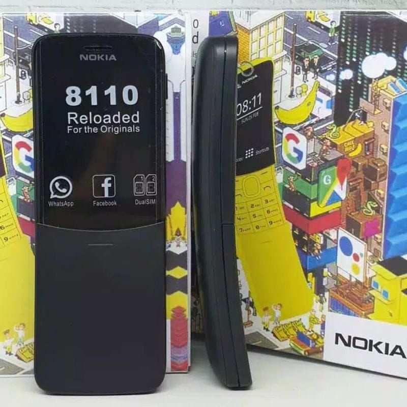 NOKIA 8110 2019 NEW DUAL SIM  nokia 8110 bisa indonesia HARGA TERJANGKAU