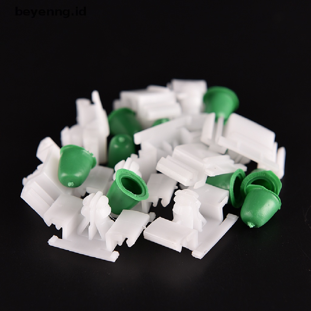 Beyen 10x Exterior Door Side Fender Body Fastener Molding Trim Clips Untuk BMW E46 E36 ID