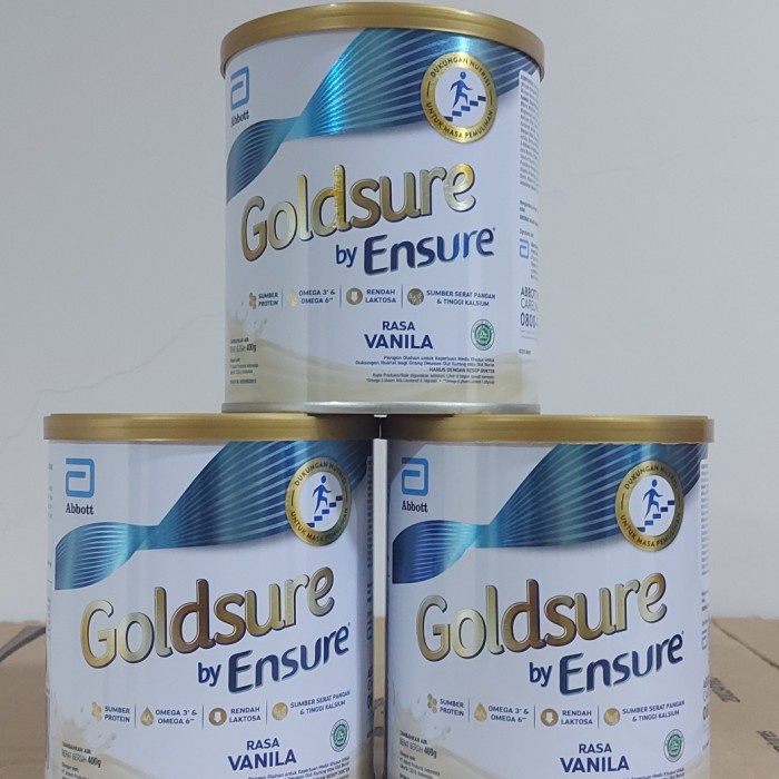 

[ COD ] Goldsure by Ensure Vanila 400gr