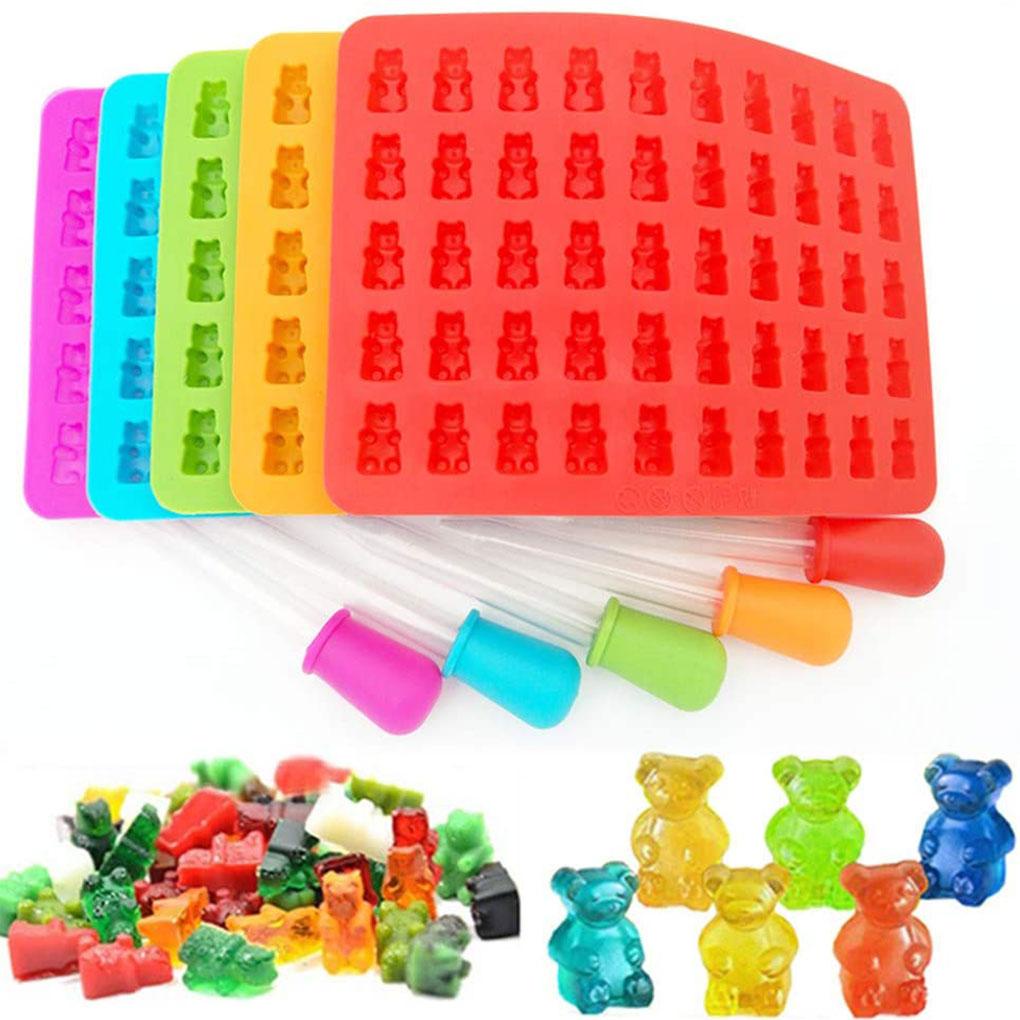 Cetakan Fondant Coklat Pembuat Es Batu Anti Lengket Membuat Kue Kering Silicone Mould Baking Tool