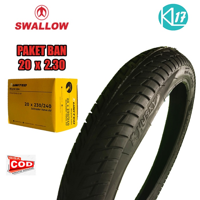 Ban Ban Luar 20 X 2.30 Swallow Husky Ban Luar Sepeda Anak 20 Bmx
