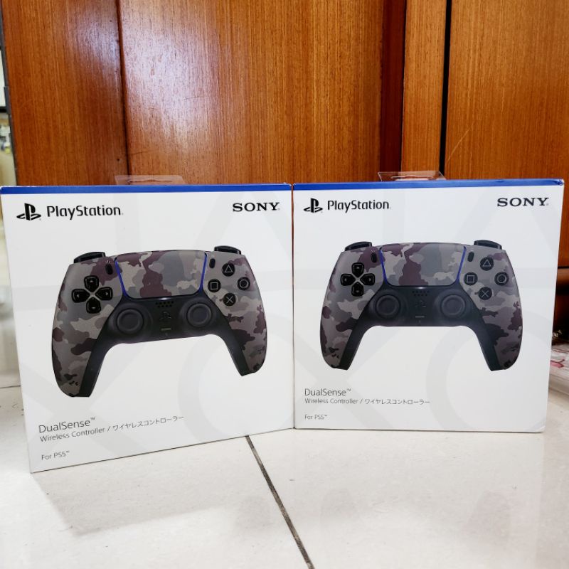 PS5 Dualsense Stik Controller Playstation 5 Sony Gray Camouflage Stick Original