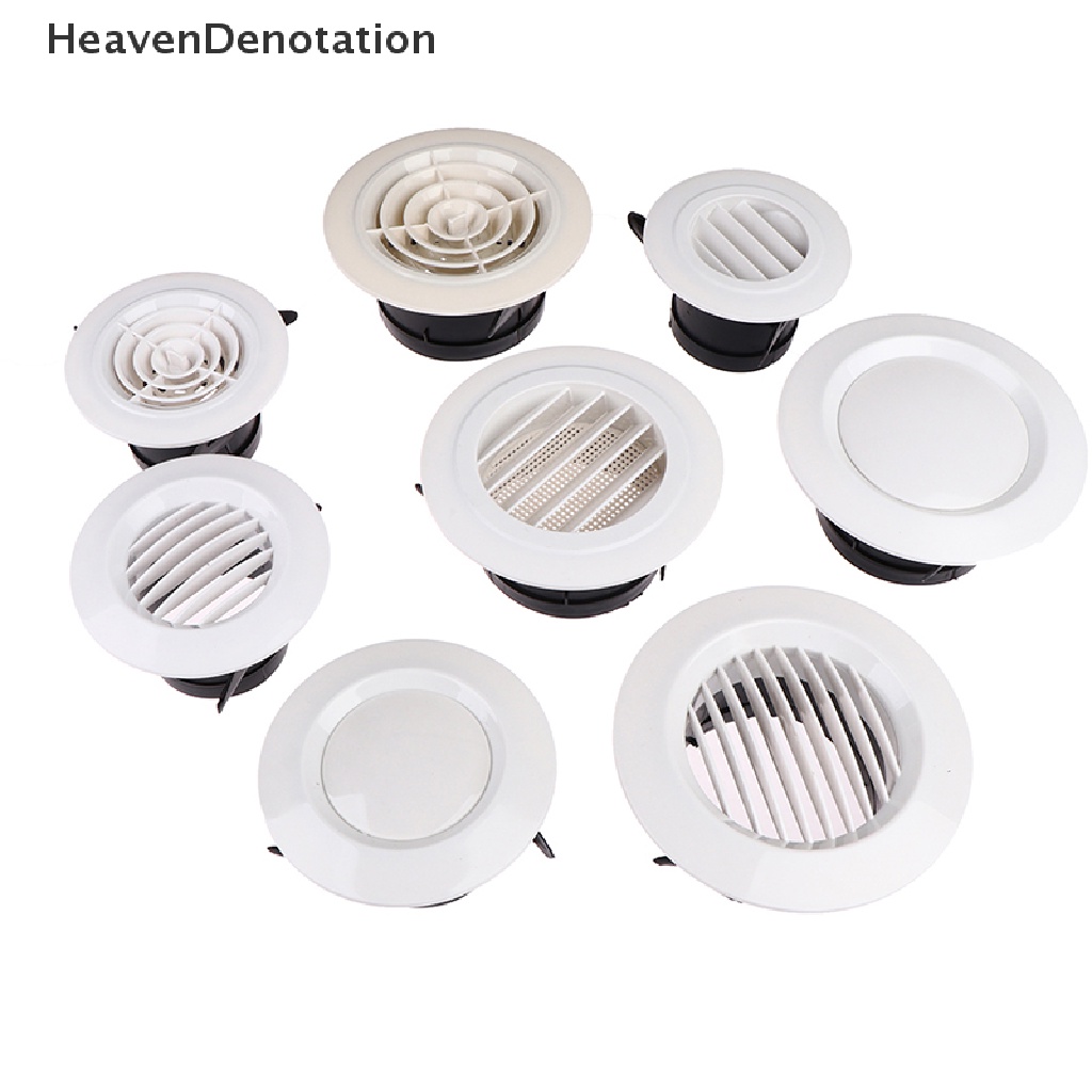 [HeavenDenotation] Penutup Ventilasi Udara Adjustable ducg Bulat Plafon Dinding Lubang Kisi Ventilasi Udara HDV