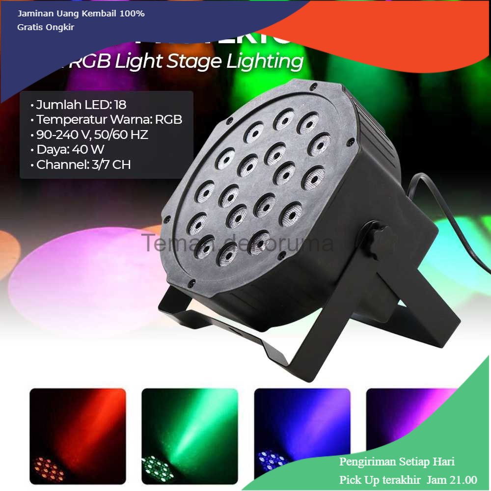 TD - LMP Alien Lampu Sorot LED RGB Spotlight DMX Port 40W 240V - AL36