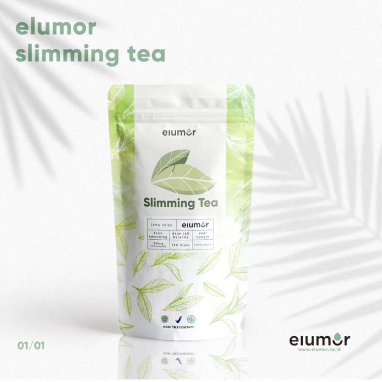 

[KODE 77] (READY KIRIM HARI INI) ELUMOR GREEN TEA / SLIMMING TEA KEMASAN BARU BPOM