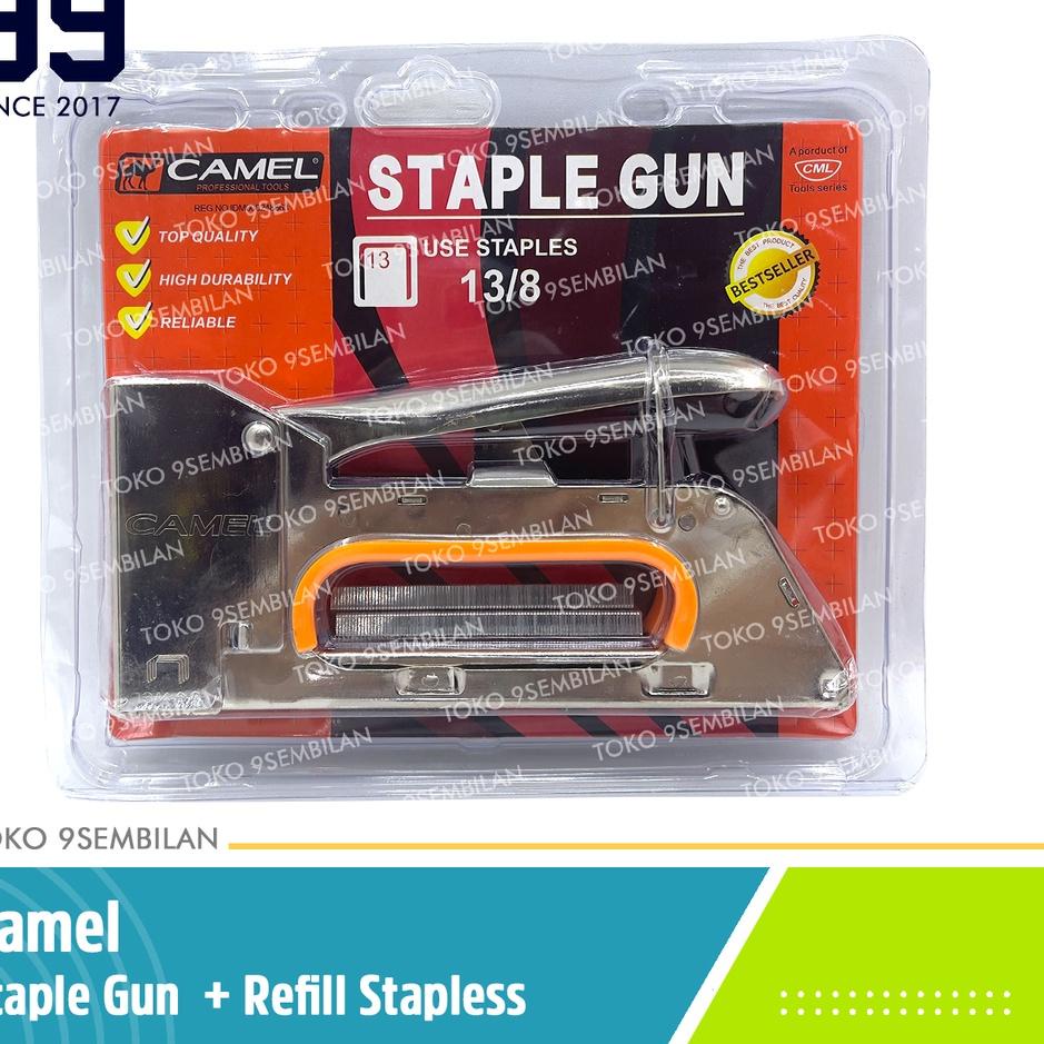 

Code9q4Pe Camel Staples Tembak 13/4-8mm Stapler Gun Staple Jok Motor Sofa Tacker