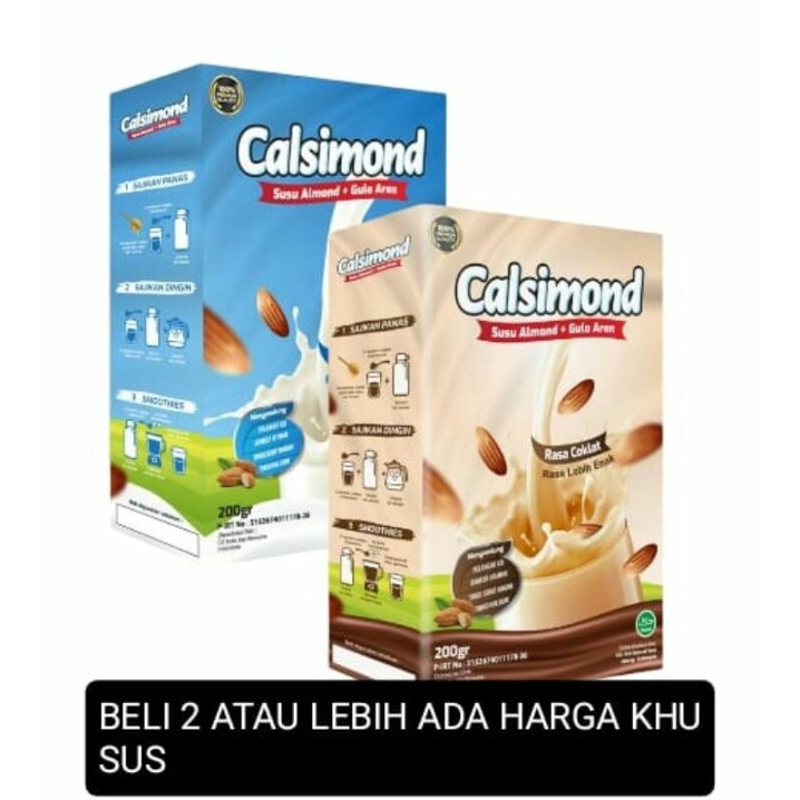 

Calsimond susu bubuk kacang almond susu pelancar asi kemasan 200 gram