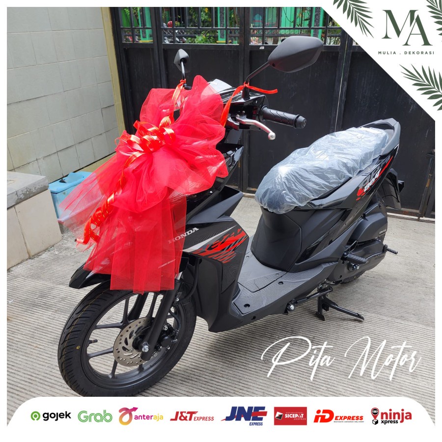 Dekorasi Hadiah Motor Doorprize Simbolis Tile Pita Jepang Besar Murah