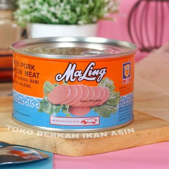 

✱ Ma Ling Luncheon Pork 397gram TTS Canned / Daging Ham Babi Maling ♪