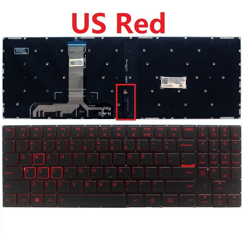 KEYBOARD LENOVO LEGION Y520 Y720 BACKLIGHT - NUMLOCK