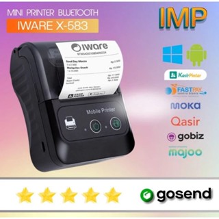 Printer Thermal Bluetooth Mobile Printer Portabel