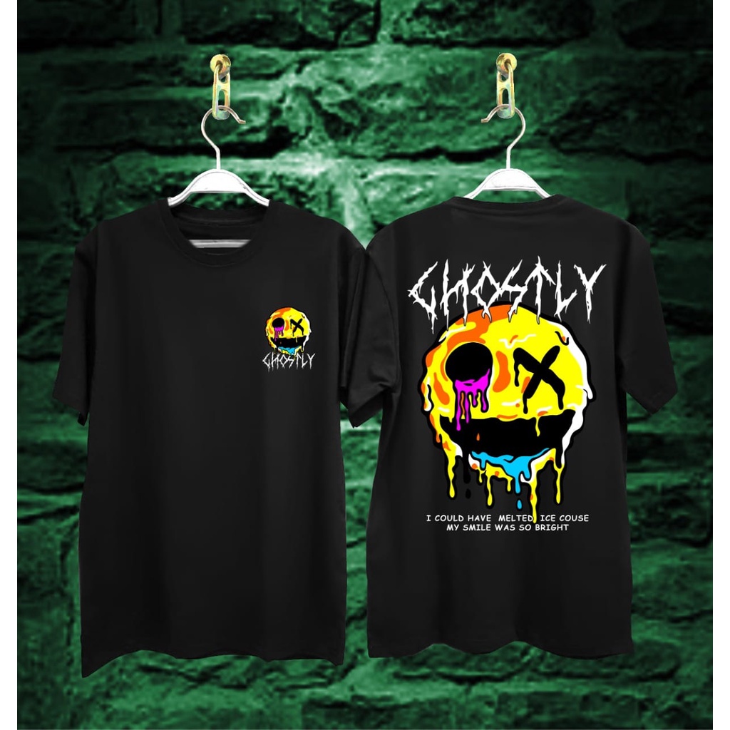 IKKONO STORE/KAOS SMILE / KAOS DISTRO JEPANG / STREETWEAR JEPANG / ATASAN COWOK CEWEK / KAOS PRIA / 