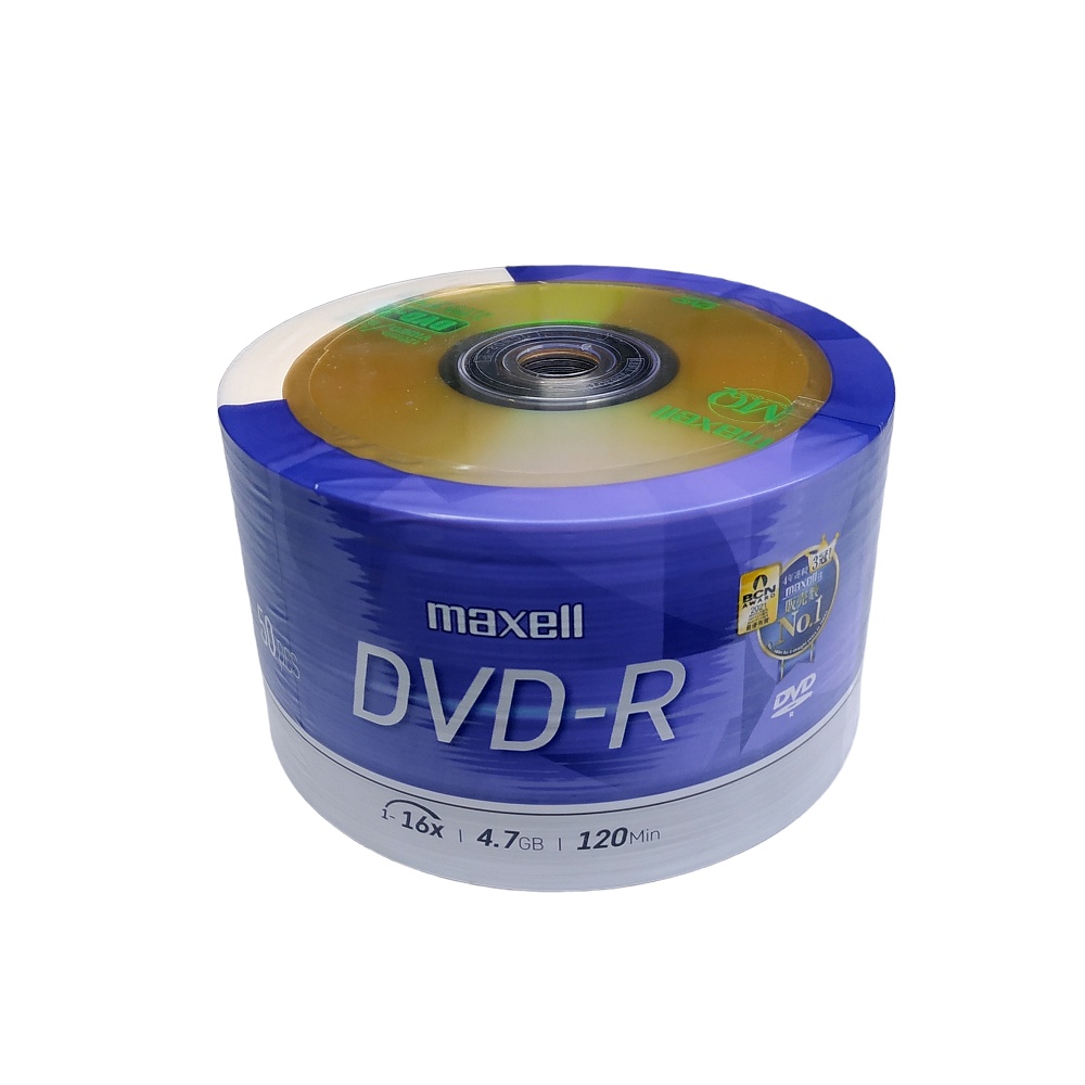 Maxell DVD Kosong / Disc Blank DVD-R 16x isi 50pcs