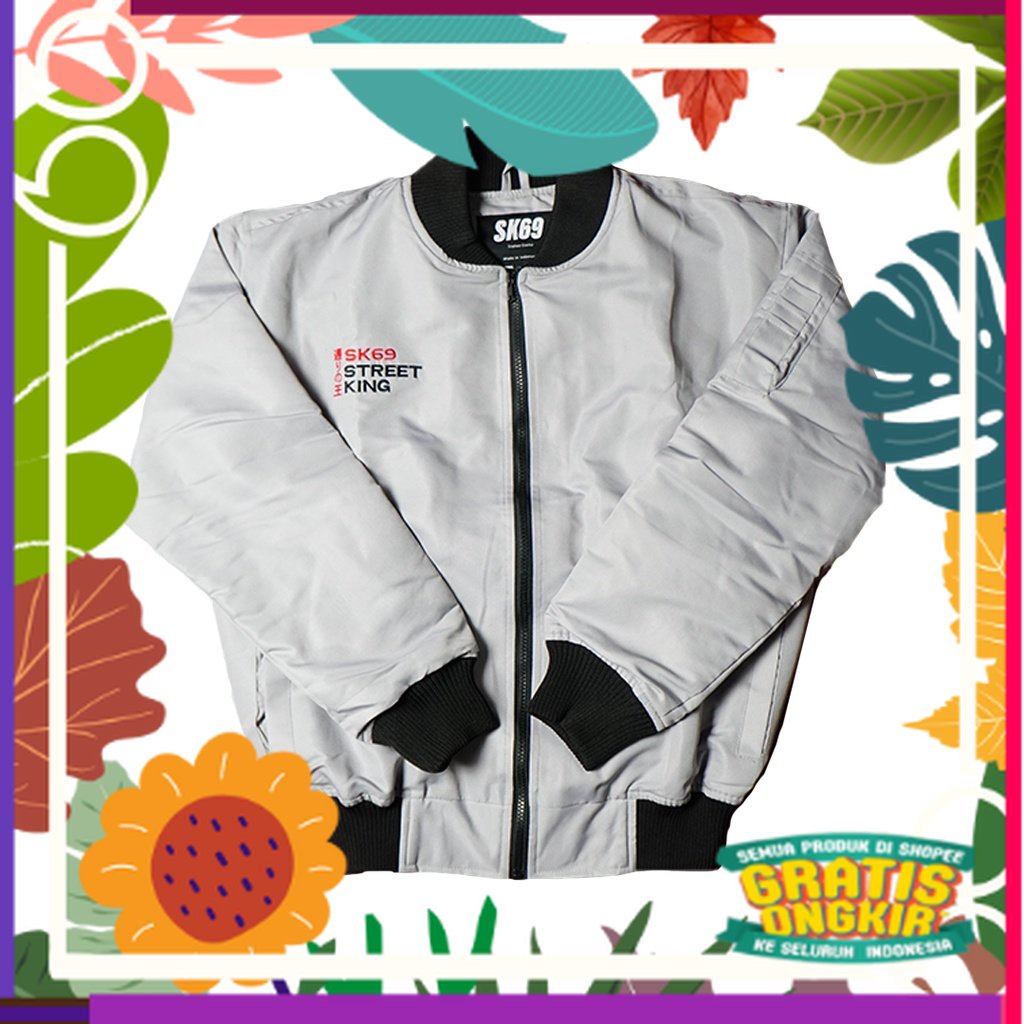 SK69 - Jaket - Bomber Jaket STREET KING (Regular) / caramel khaki