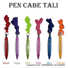 

Pulpen Pena Cabe Tali Insert Paper Promosi Lucu Murah Meriah