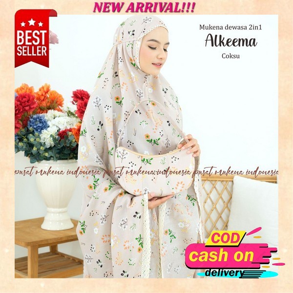 Mukena 2In1 Comfortable Hijab Ch - One Set + Masker By: Comfortable Hijab Mukena Dewasa 2In 1 Terbar