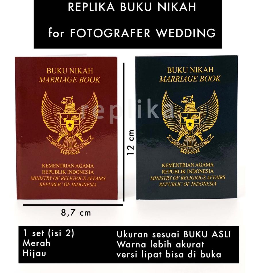 

Replika Buku nikah mark 2 untuk fotografer wedding - Hot Sale