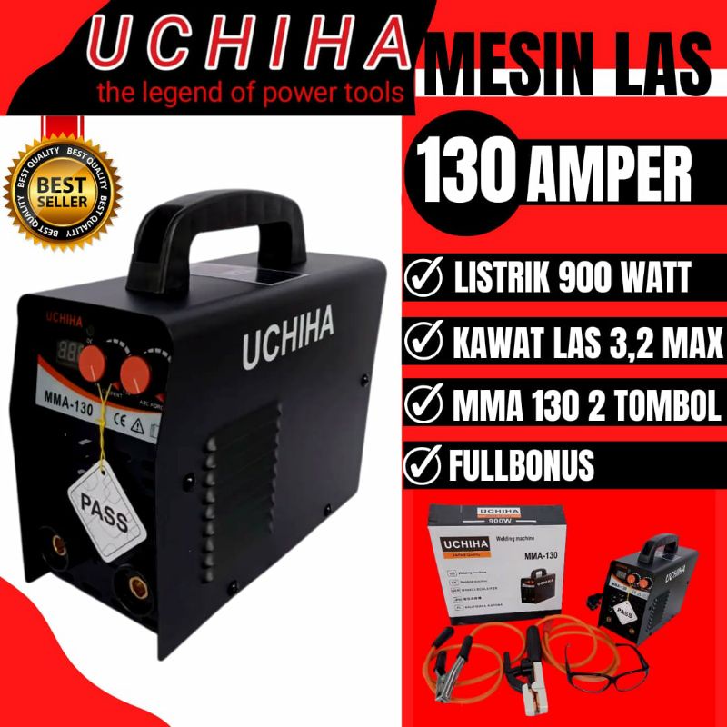 Mesin las listrik 900 watt uchiha travo inverter japan promo