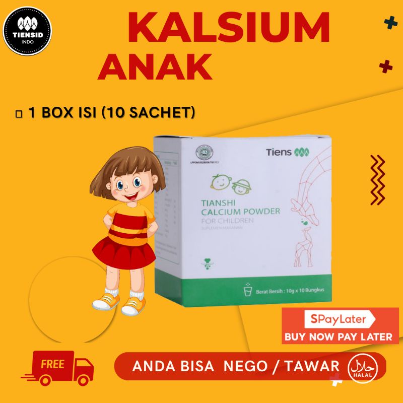 KALSIUM ANAK TIENS / KALSIUM TIENS / VITAMIN ANAK TIENS