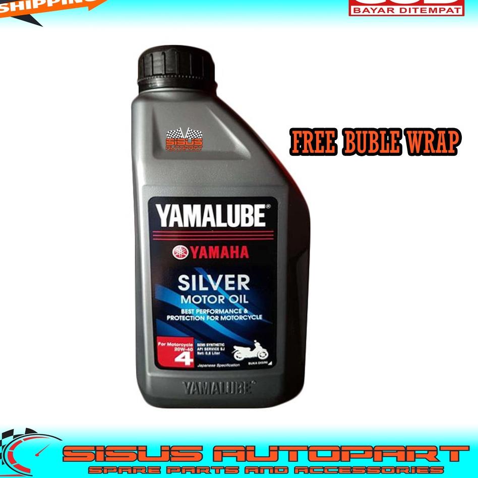 Paling Heboh OLI YAMALUBE SILVER 0.8L / OLI YAMALUBE MOTOR BEBEK JUPITER Z VEGA ZR FORCE / OLI MOTOR
