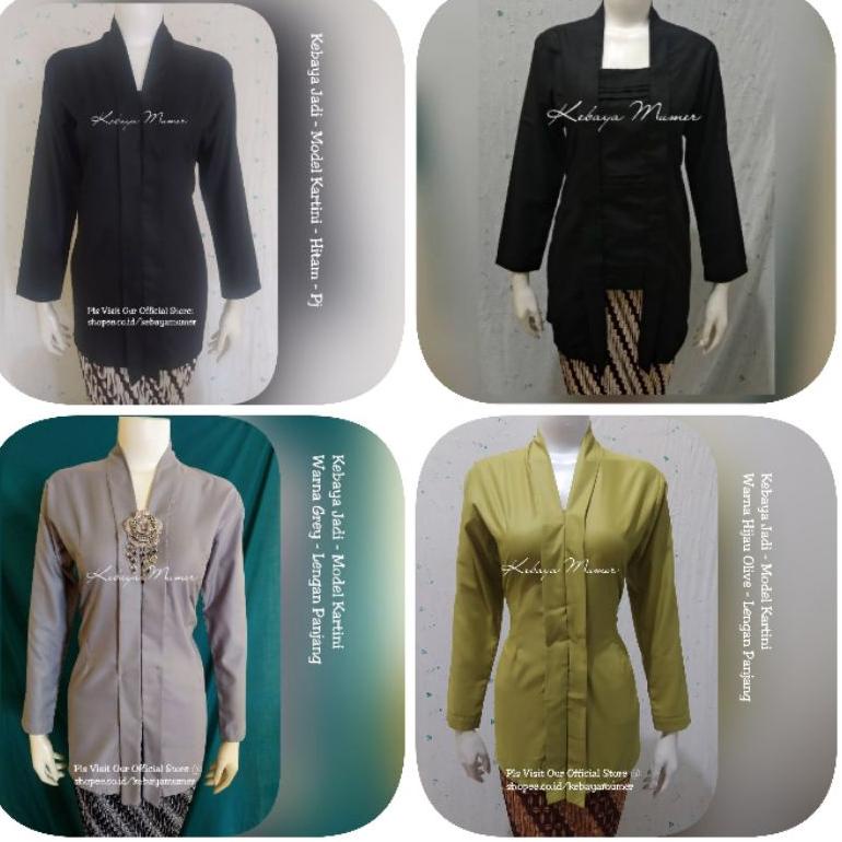 SALE Kebaya Kutubaru Murah | Kebaya Kartini Hitam | Kebaya Kutubaru Opnesel | Kebaya Murah