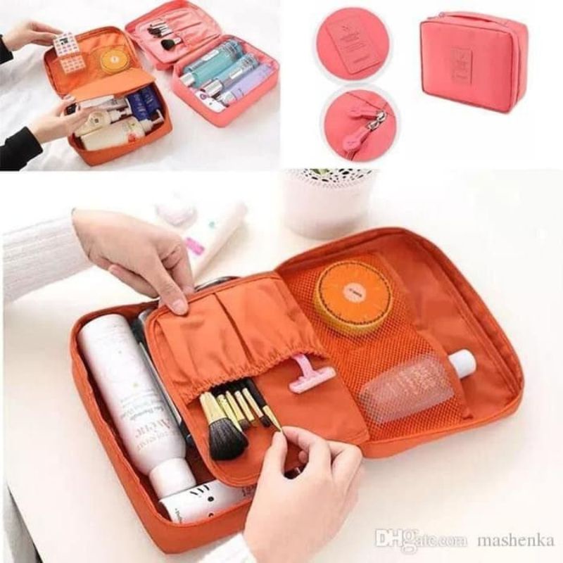 Tas Travel Kosmetik Pouch Makassar Murah Pouch Alat Mandi Make Up