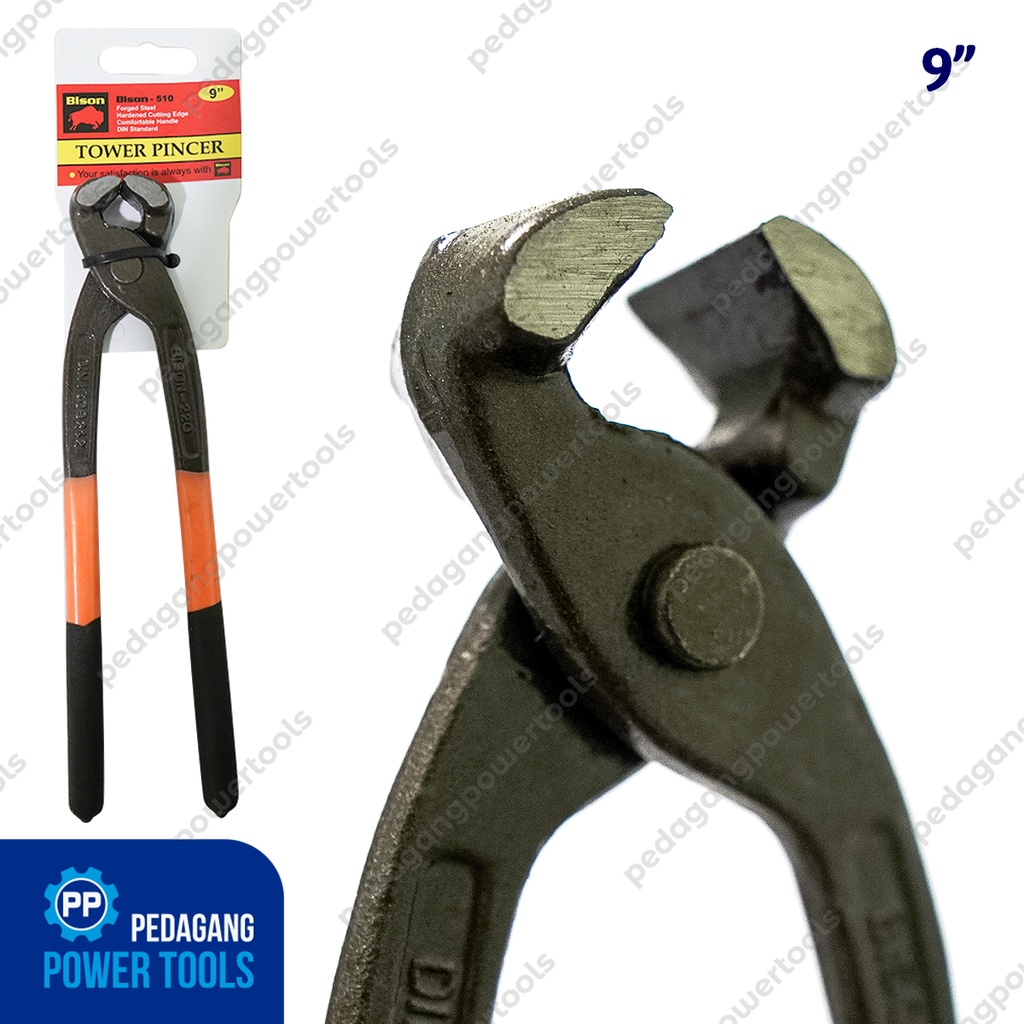 BISON CARD TANG KAKATUA 9 INCH CATUT GEGEP POTONG KAWAT TOWER PINCER