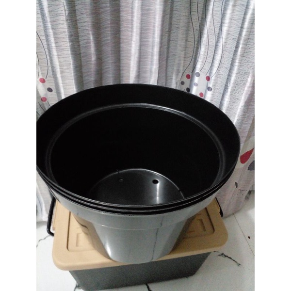 Pot plastik tebal diameter 50cm