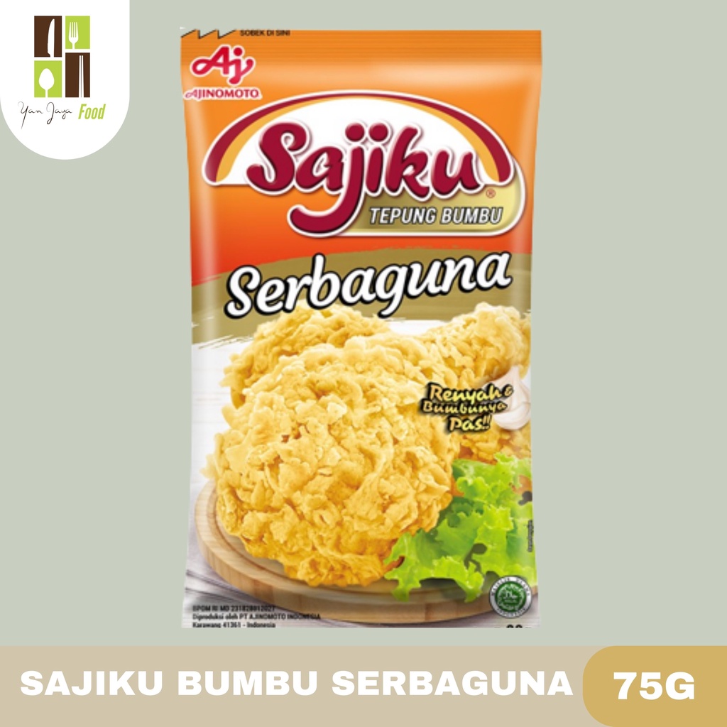 Sajiku Tepung Bumbu Serbaguna/Pedas/Golden Crispy/Bakwan/Pisang Crispy Sachet