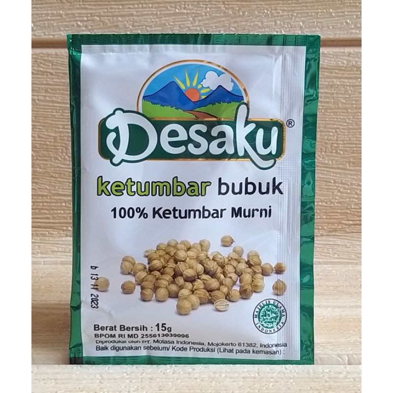 

Bumbu Dapur Desaku Ketumbar Bubuk Murni 15gr